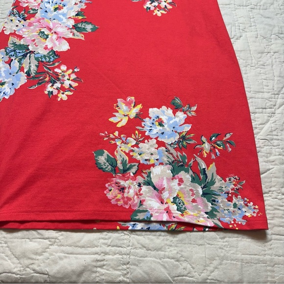Floral Cotton Jersey Dress | A-Line Tea Dress · Joules - Picture 13 of 14